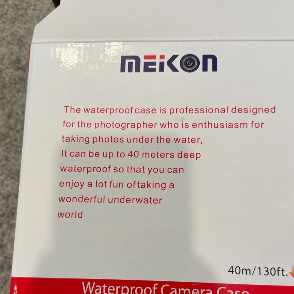 Black Underwater Camera Housing